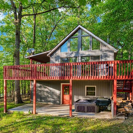 Hot Tub, Large Deck, Wifi, Fire Pit At Chalet Cabin Morton Grove Bagian luar foto